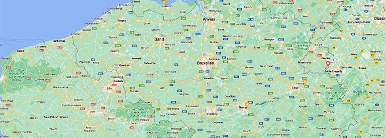 Service centers kaart